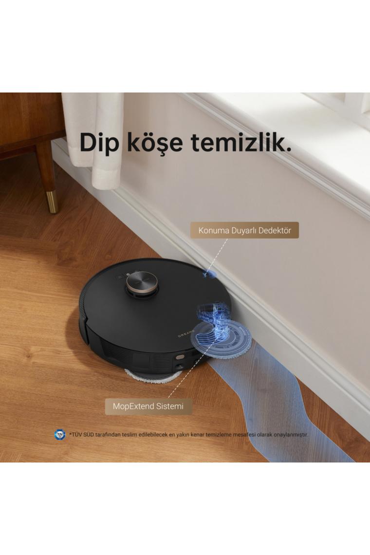 Dreame L20 Ultra Robot Süpürge Siyah, Otomatik Paspas Çıkarma ve Kaldırma, Yıkama ve Kurutma, 7000Pa Emiş, Kendi Kendini Boşaltma, Kendi Kendini Doldurma, AI Engellerden Kaçınma