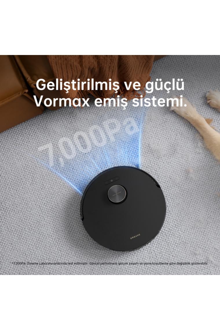 Dreame L20 Ultra Robot Süpürge Siyah, Otomatik Paspas Çıkarma ve Kaldırma, Yıkama ve Kurutma, 7000Pa Emiş, Kendi Kendini Boşaltma, Kendi Kendini Doldurma, AI Engellerden Kaçınma