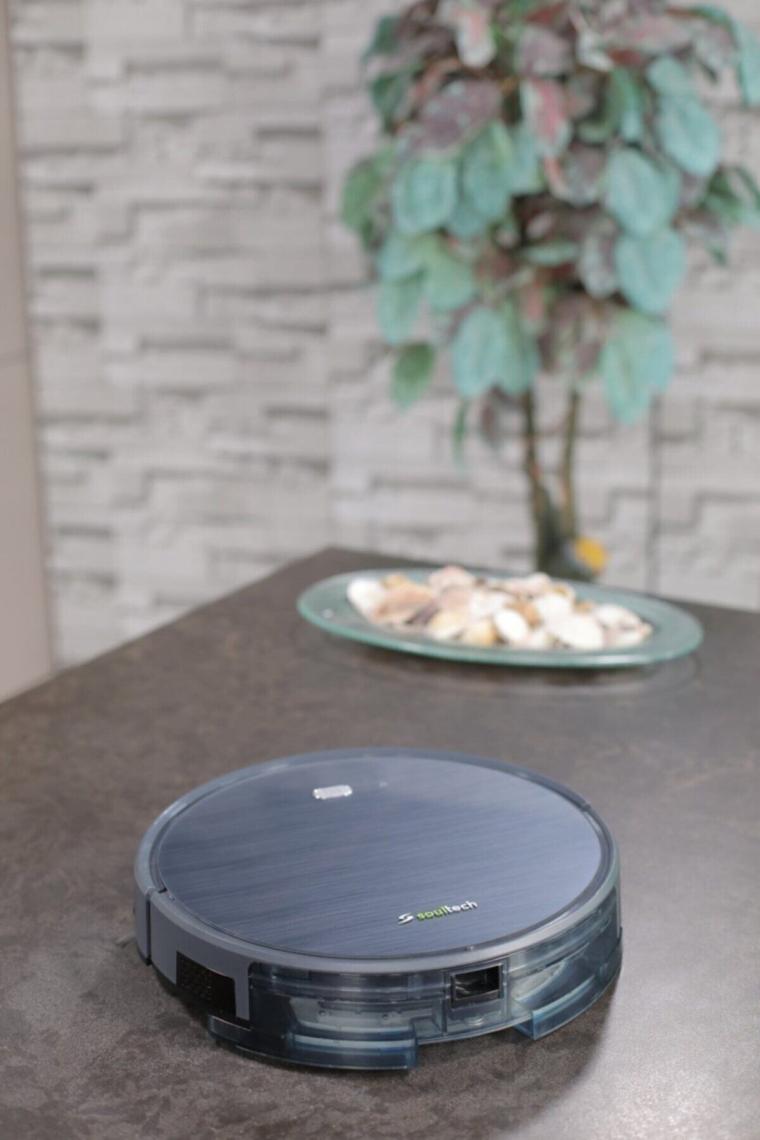 Robot Vacuum Mop Siyah - Akıllı Robot Süpürge