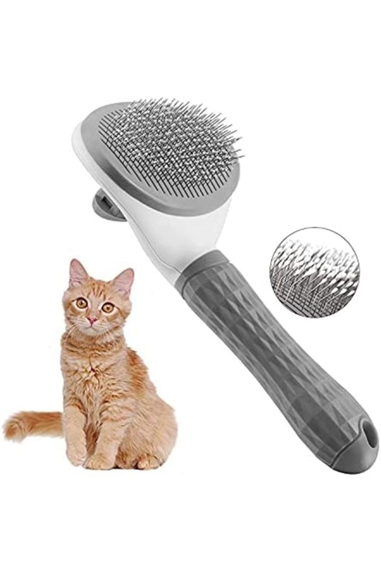 Circles Pet Kendini Temizleyen Tuşlu Evcil Hayvan Fırçası Kedi Köpek Tüy Toplayıcı Tarak