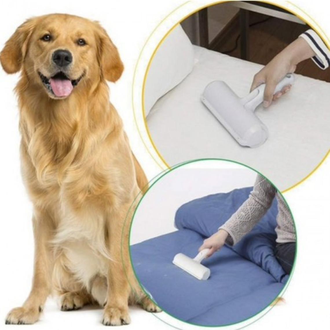Evefix Hazneli Kedi Köpek Evcil Hayvan Tüy Temizleyici Kıl Toz Toplayıcı Mavi