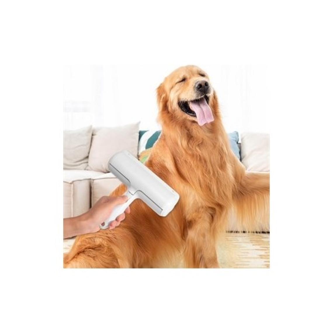 Evefix Hazneli Kedi Köpek Evcil Hayvan Tüy Temizleyici Kıl Toz Toplayıcı Mavi