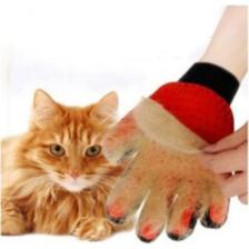 Lion Pet Tüy Toplama Eldiveni Kedi ve Köpeklere- Kırmızı