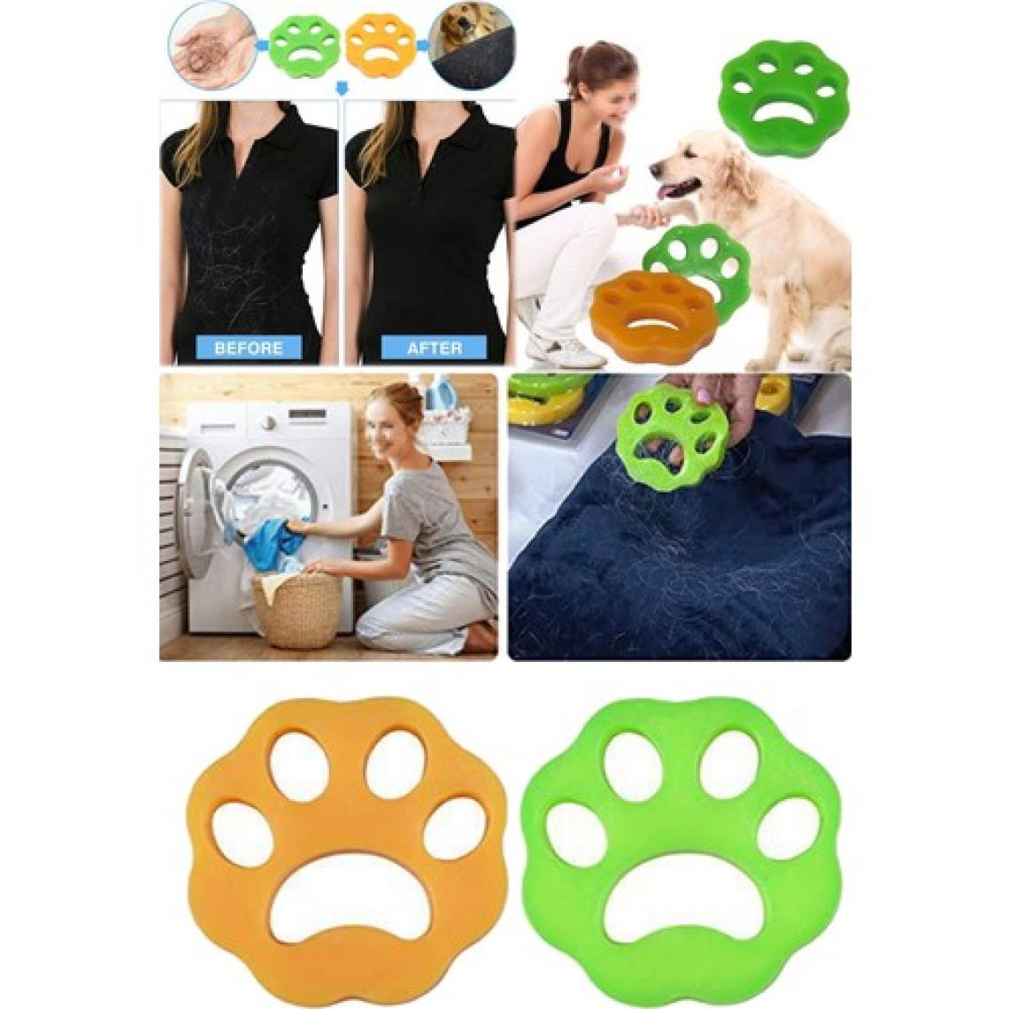 Utelips Köpek & Kedi Tüy Toz Toplayıcı 2'li Kumaş Evcil Hayvan Tüyü Giysiden Temizleyici Toplayıcı Aparatı