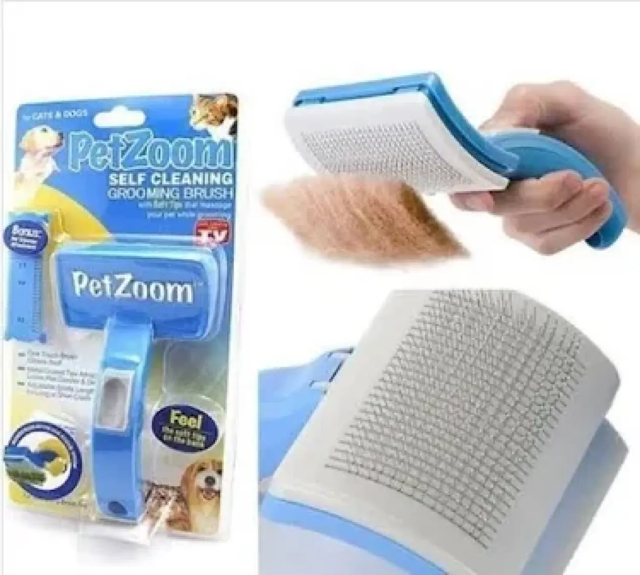 Petzoom Evcil Hayvan Kedi Köpek Tarak Tüy Kesme Aleti