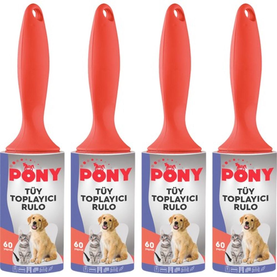 Pony Tüy Toplayıcı Rulo 4 Lü Set Kedi Köpek