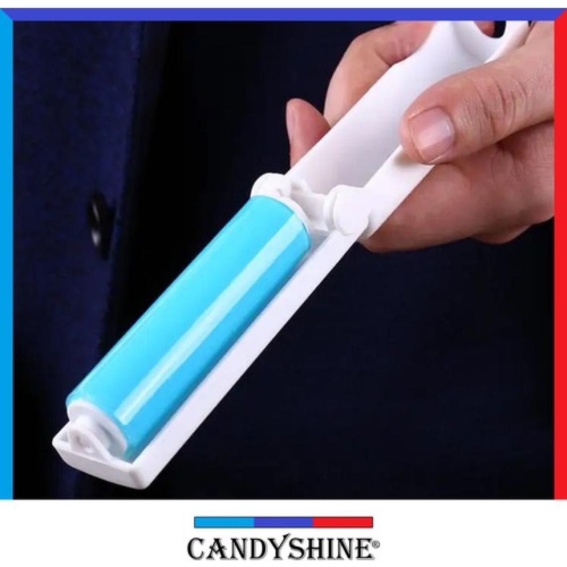 CandyShine Çanta Cep Boy Yıkanabilir Tüy Toz Kırıntı Toplayıcı Yapışkanlı Yıkanabilir Rulo