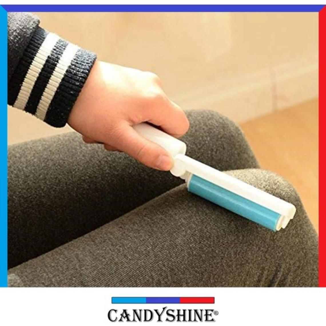 CandyShine Çanta Cep Boy Yıkanabilir Tüy Toz Kırıntı Toplayıcı Yapışkanlı Yıkanabilir Rulo