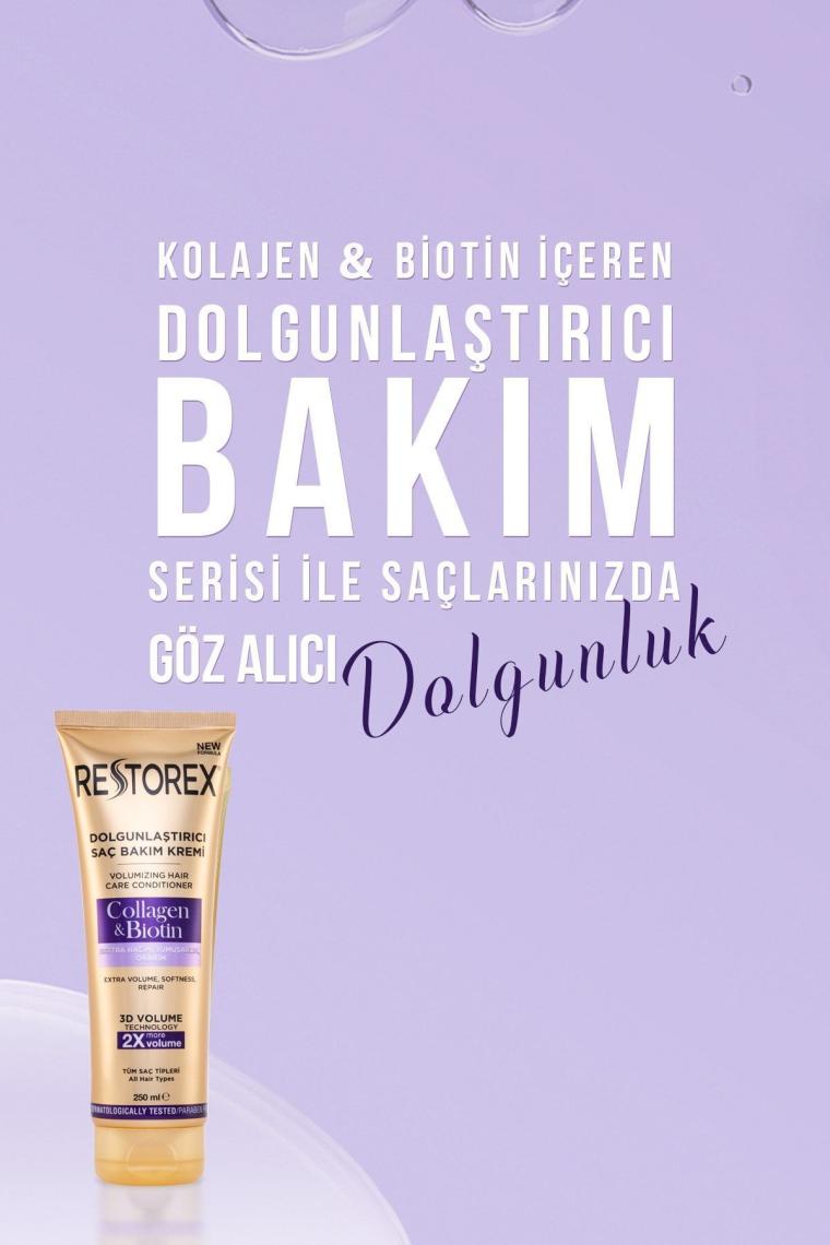 Dolgunlaştırıcı Saç Bakım Kremi Collagen & Biotin 250 Ml