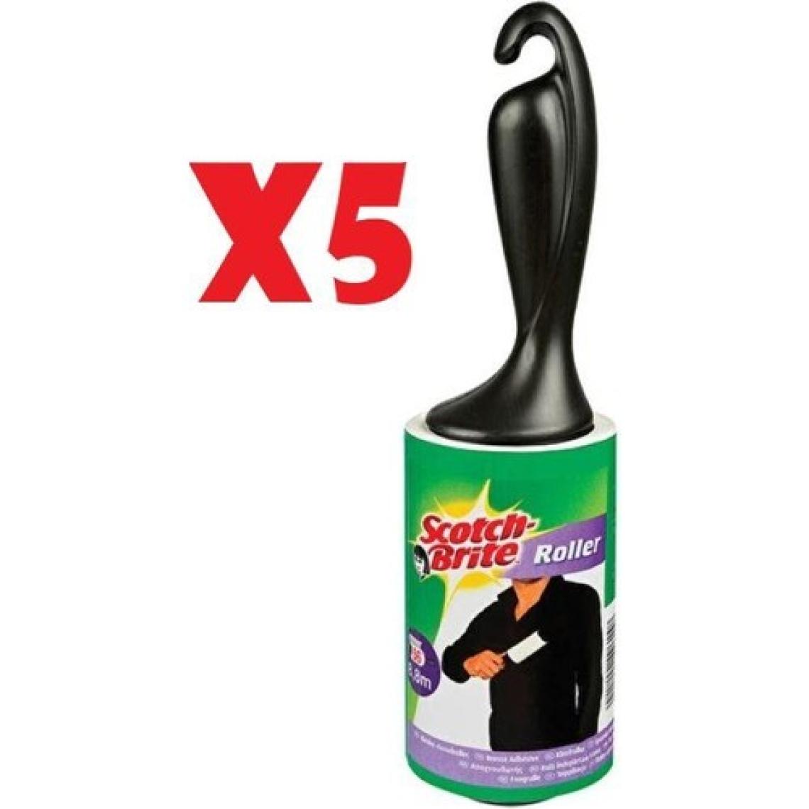 Scotch Brite Tüy Toplayıcı Rulo 56 Yaprak 5'li  Set