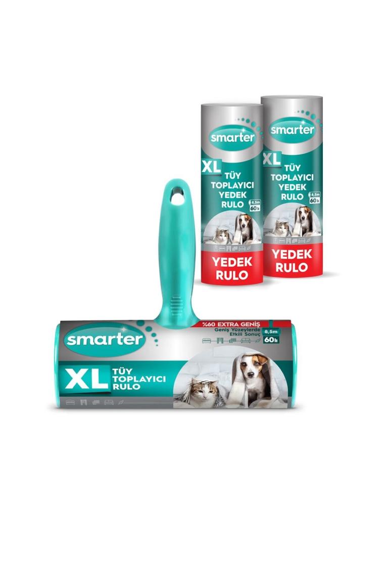 Smarter XL Tüy Toplayıcı + 2 Yedek Rulo