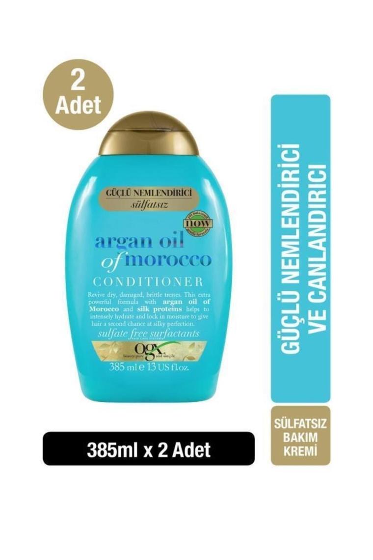 Nemlendirici Ve Canlandırıcı Argan Oil Sülfatsız Saç Kremi 385 ml X 2 Adet