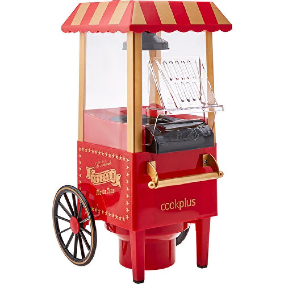Cookplus Mutfaksever Kırmızı Mısır Patlatma Popcorn Makinesi