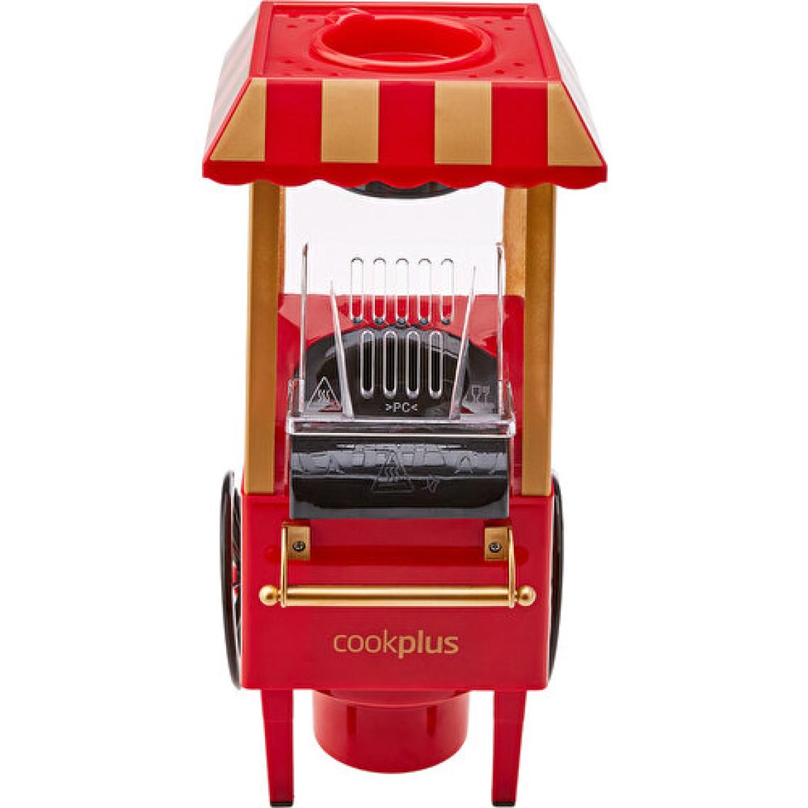 Cookplus Mutfaksever Kırmızı Mısır Patlatma Popcorn Makinesi
