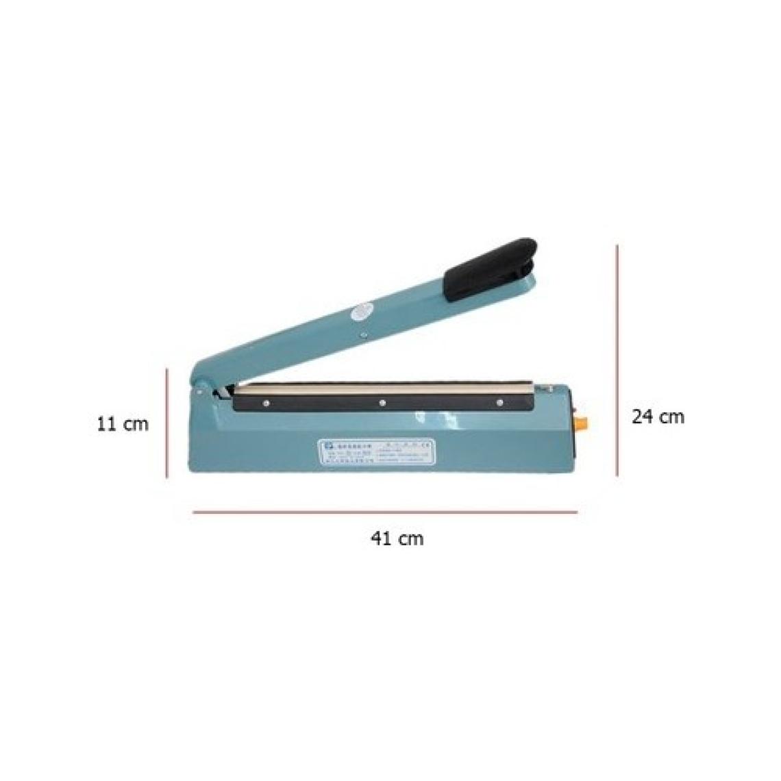 30 cm Metal Kasa Poşet Ağzı Yapıştırma Kapama Makinesi-Yedek Tel ve Teflon Hediyeli