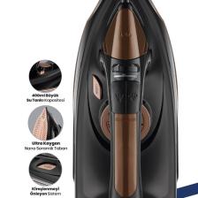 Maxipress 2200 Watt Seramik Tabanlı 160 gr Şok Buharlı Ütü