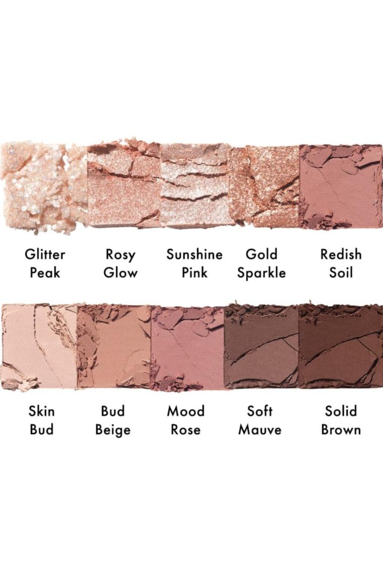 Mat, Işıltılı ve Glitter İçeren Yoğun Pigmentli Far Paleti Better Than Palette - Rosebud Garden