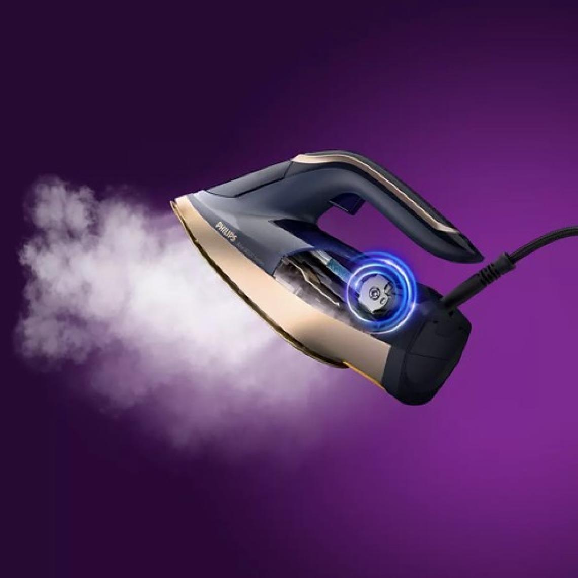 Philips DST8050/20 8000 Serisi Azur Buharlı Ütü, 3000 W, 260 g Turbo Şok Buhar, 85 g/dk Sürekli Buhar, Sıfır Yanık Riski, 50 ml Su Haznesi