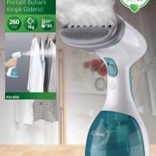 Kiwi KSI-650 Portatif 1000 Watt Buharlı Kırışık Giderici Gri