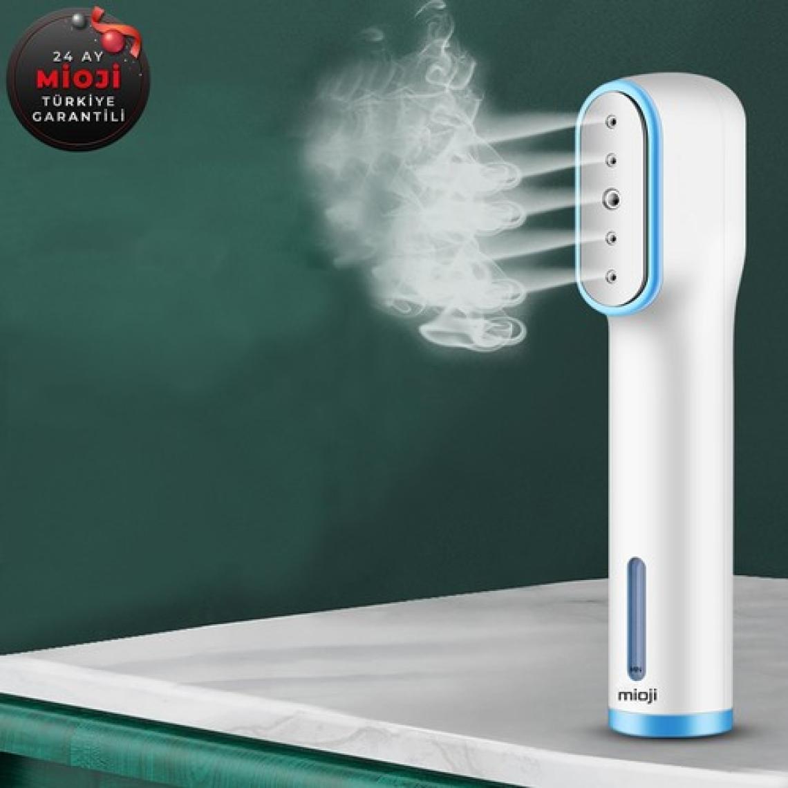 Mioji Mio X10SM 1200W Taşınabilir Ütü Güçlü Buharlı Kırışık Giderici - Mavi