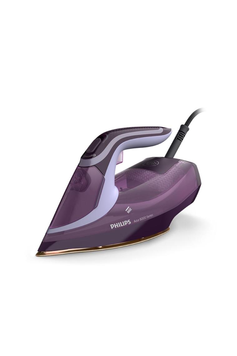Philips 8000 Serisi Azur Buharlı Ütü, 3000W, SteamGlide Elite Taban, Otomatik Kapanma, 240 g Şok Buhar, Sıfır Yanık Garantisi, DST8021/30