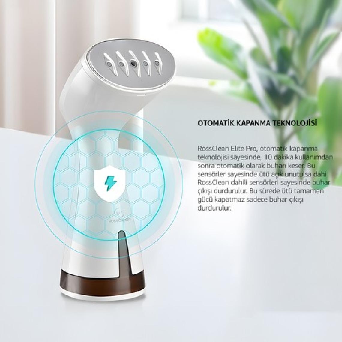 RossClean Elite Pro 2si 1 Arada Portatif Buharlı Kırışık Giderici Dikey Ütü