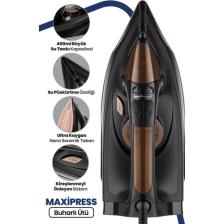 GoldMaster Maxipress 2200 Watt Seramik Tabanlı 160 Gr Şok Buharlı Ütü
