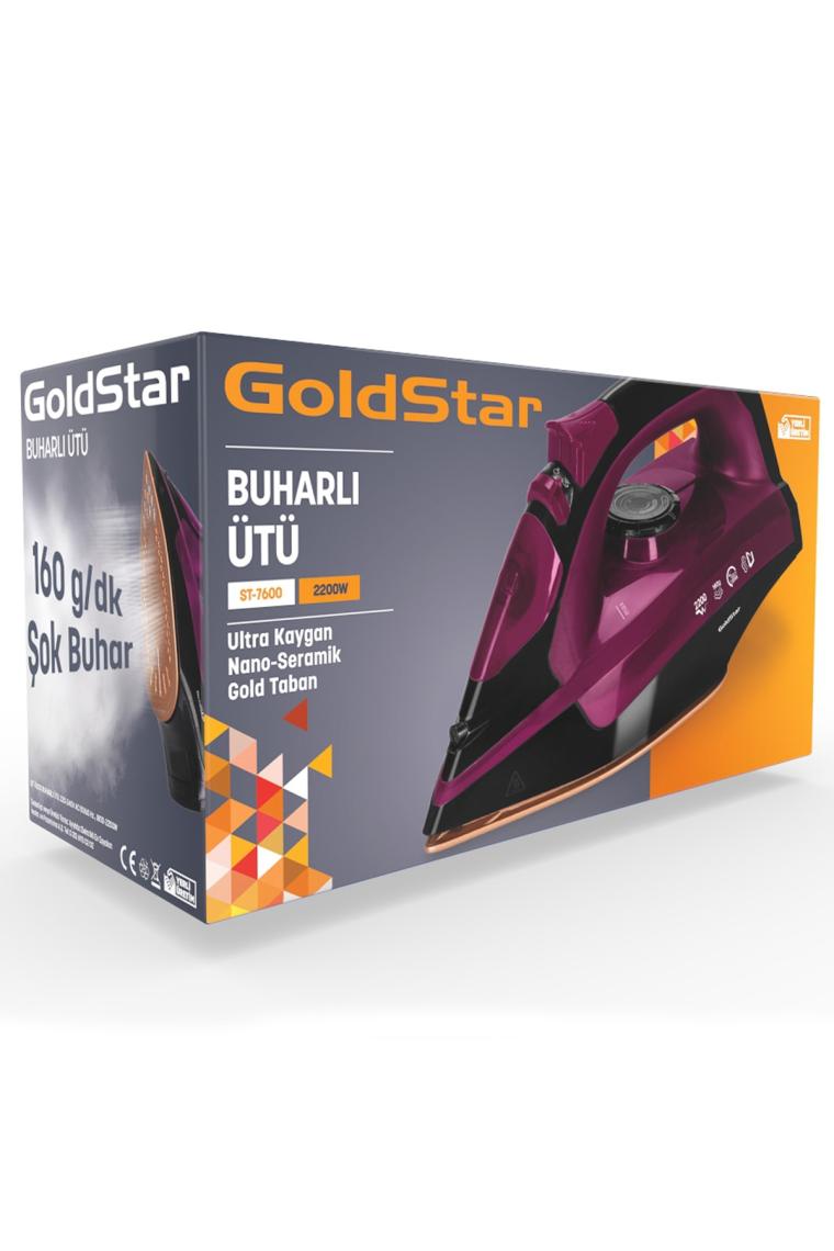 Goldstar ST-7600S Buharlı Ütü Siyah