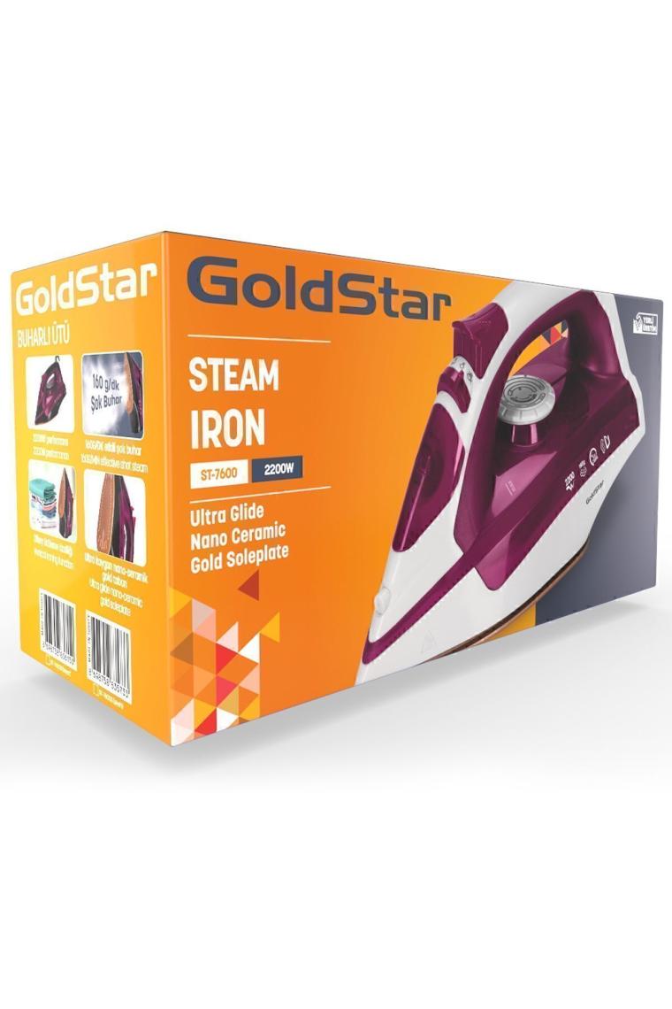 Goldstar ST-7600 Beyaz Seramik Taban Ütü