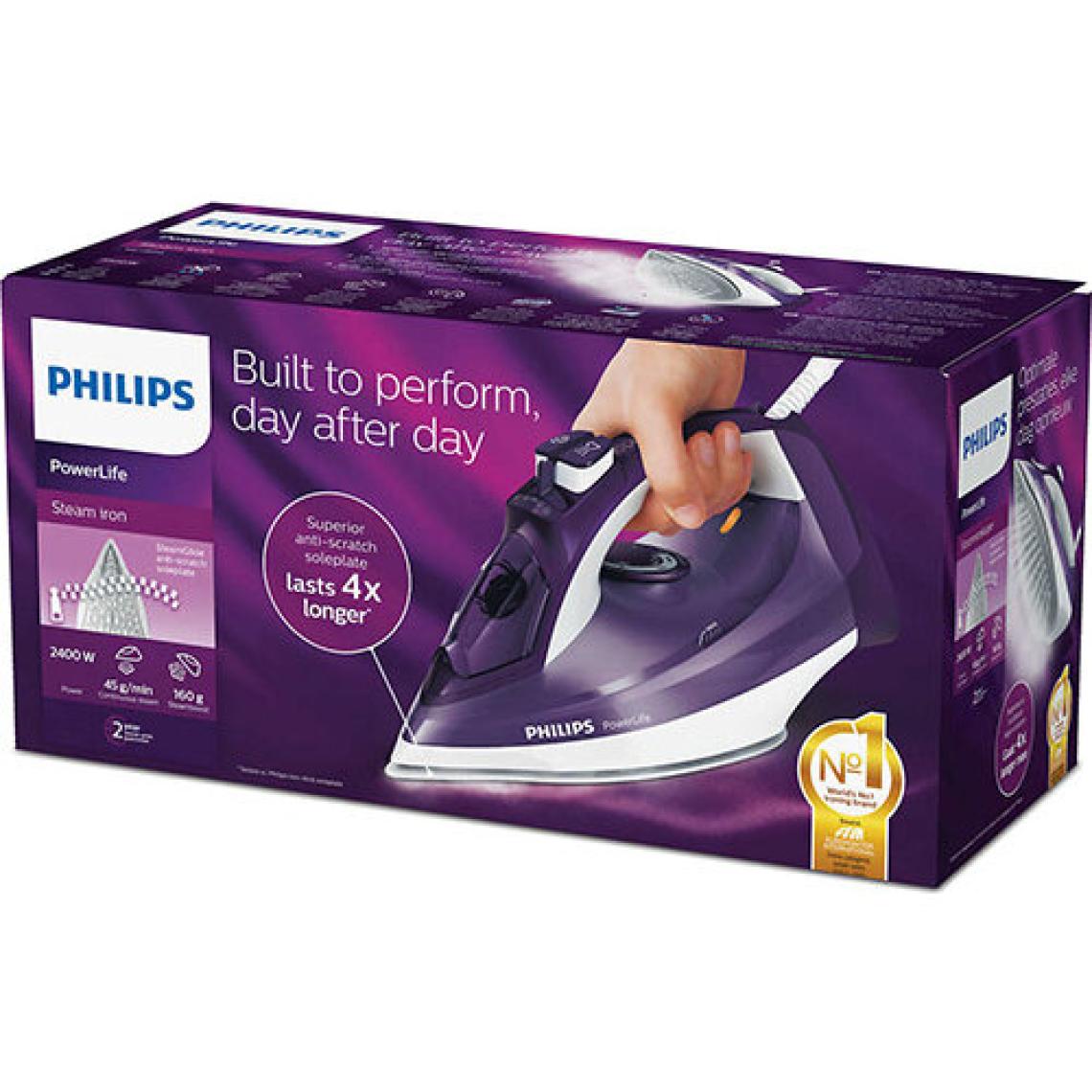 Philips PowerLife GC2995/30 2400W SteamGlide Tabanlı Buharlı Ütü