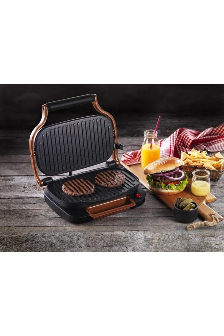 Aksu Vintage Çiftli Waffle Makinesi Mavi T62W