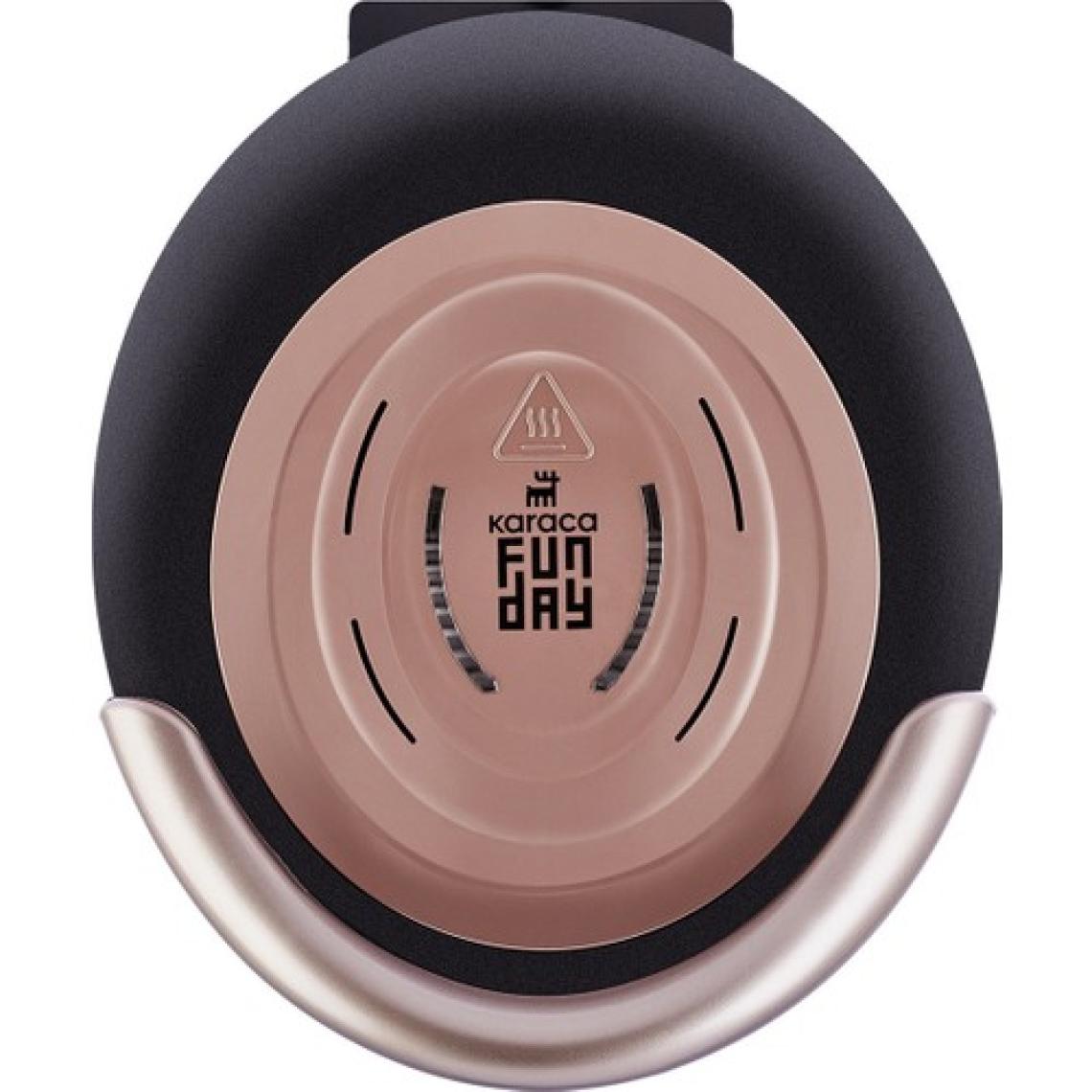 Karaca Funday Rosegold Çıkarılabilir Plakalı Waffle Makinesi 1000W