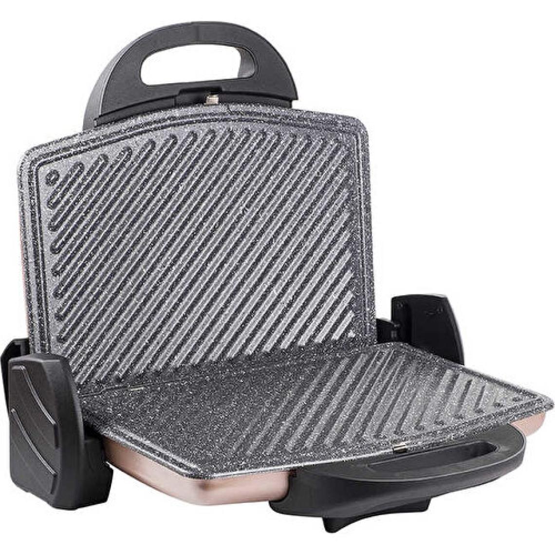 Tantitoni Granit Waffle Plakalı Pembe 1750 W Izgara ve Tost Makinesi