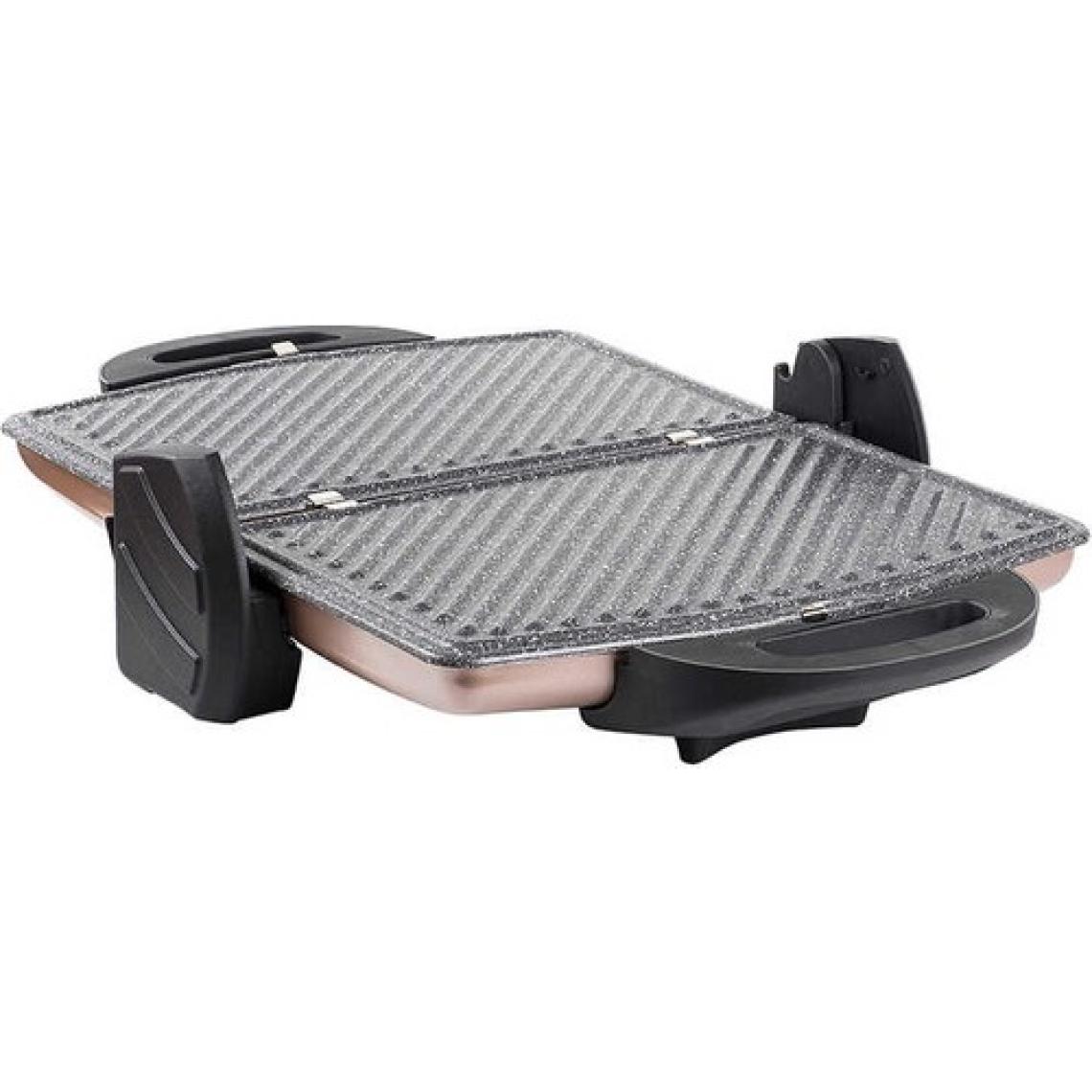 Tantitoni Granit Waffle Plakalı Pembe 1750 W Izgara ve Tost Makinesi