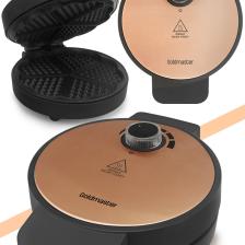 Goldy Rose Gold 1000 Watt Taşmayı Önleyen Derin Plakalı Aşırı Isınmaya Dayanıklı Waffle Makinesi
