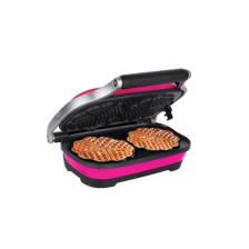 Aksu Vintage Çiftli Waffle Makinesi Pembe