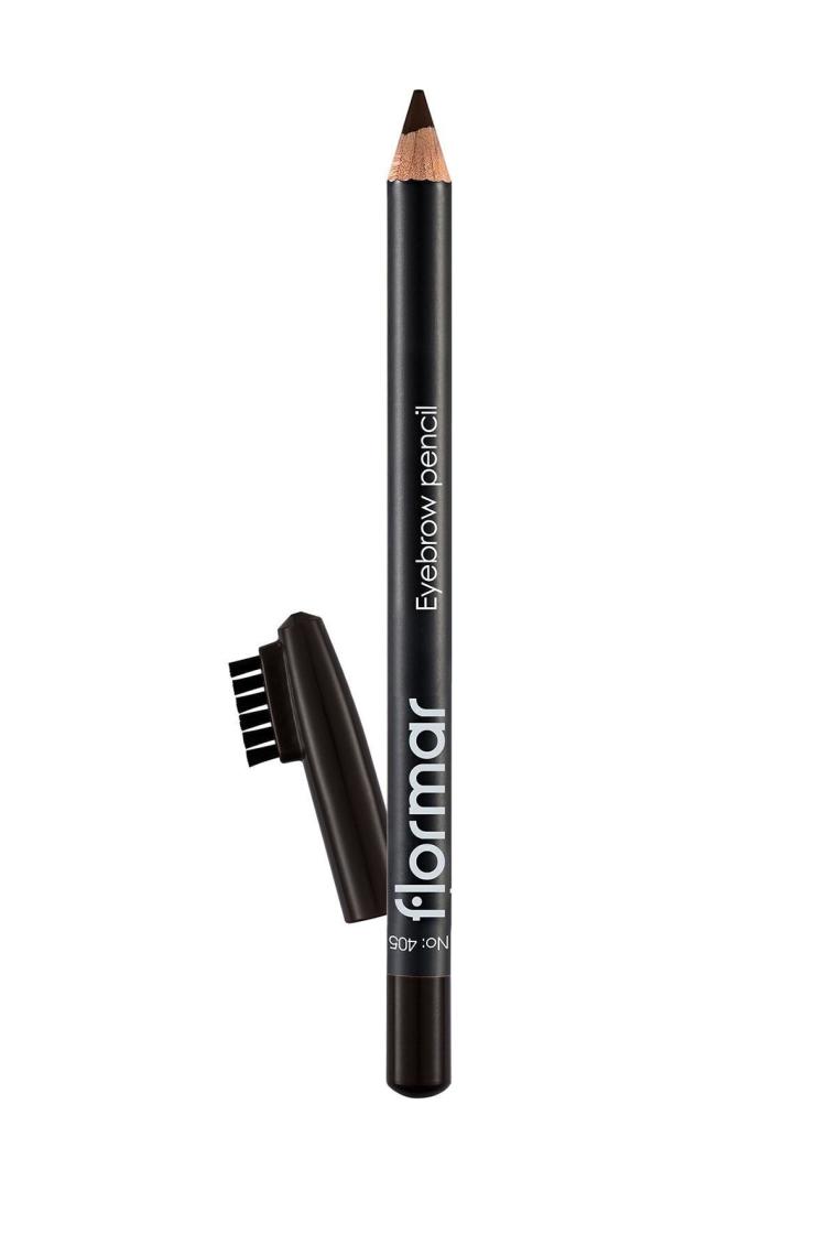 Kapağı Fırçalı Kaş Kalemi (Kahve) - Eyebrow Pencil - 405 Bitter Brown - 8690604278701