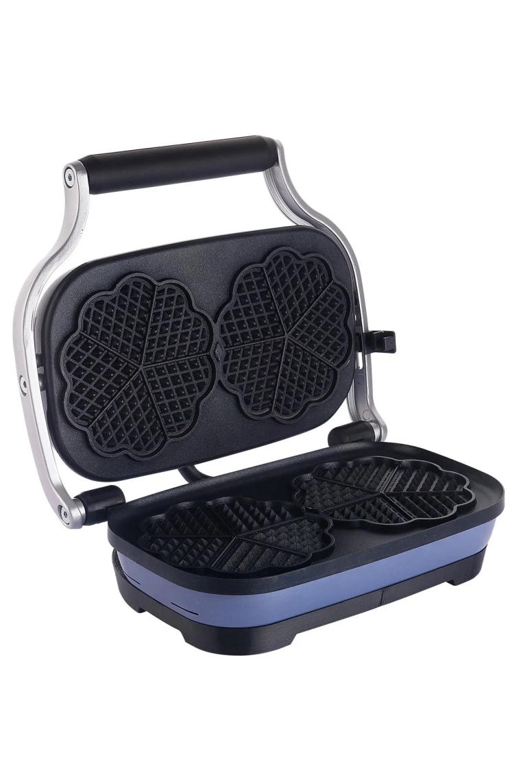 Aksu Vintage Çiftli Waffle Makinesi Mavi T62W