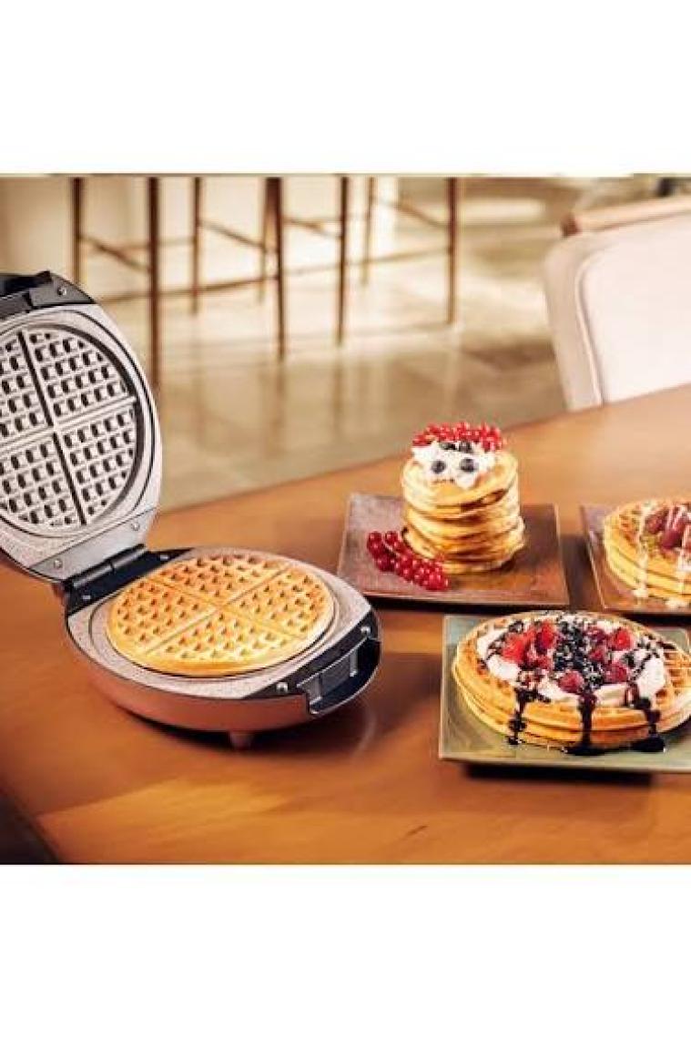 Karaca Funday Redgold Çıkarılabilir Plakalı Waffle Makinesi 1000W