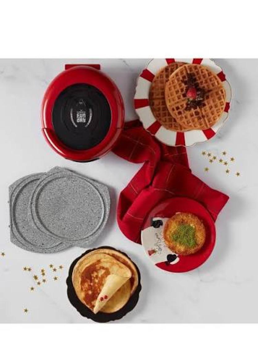 Karaca Funday Redgold Çıkarılabilir Plakalı Waffle Makinesi 1000W
