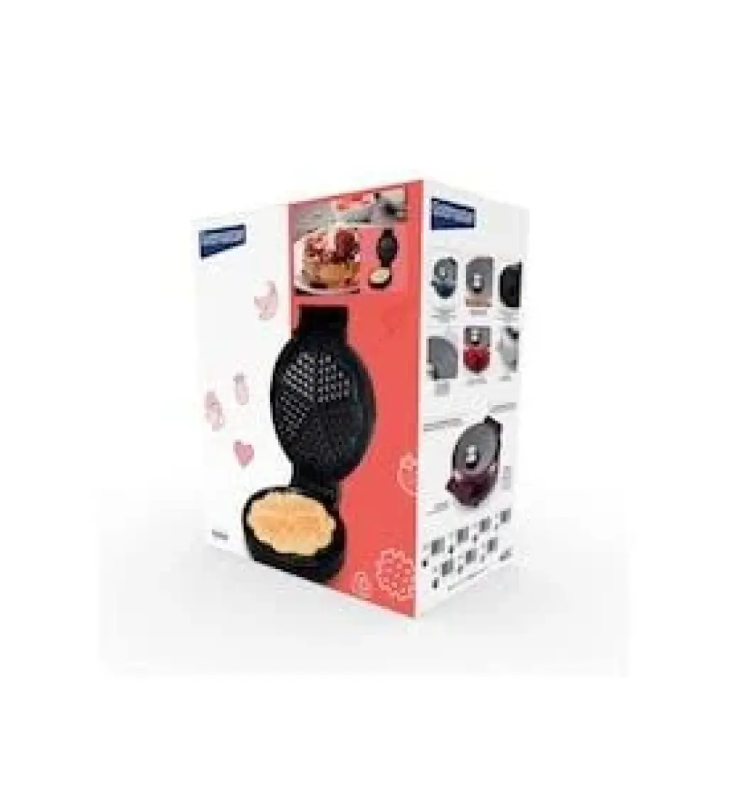 Goldmaster Caramel 1000W Taşmayı Önleyen Derin Plakalı Aşırı Isınmaya Dayanıklı Waffle Makinesi In 6418