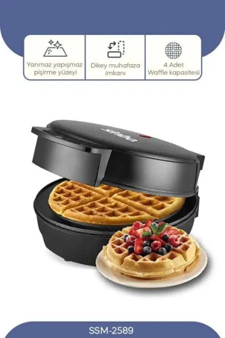 SSM-2589 Belçika Waffle Makinesi