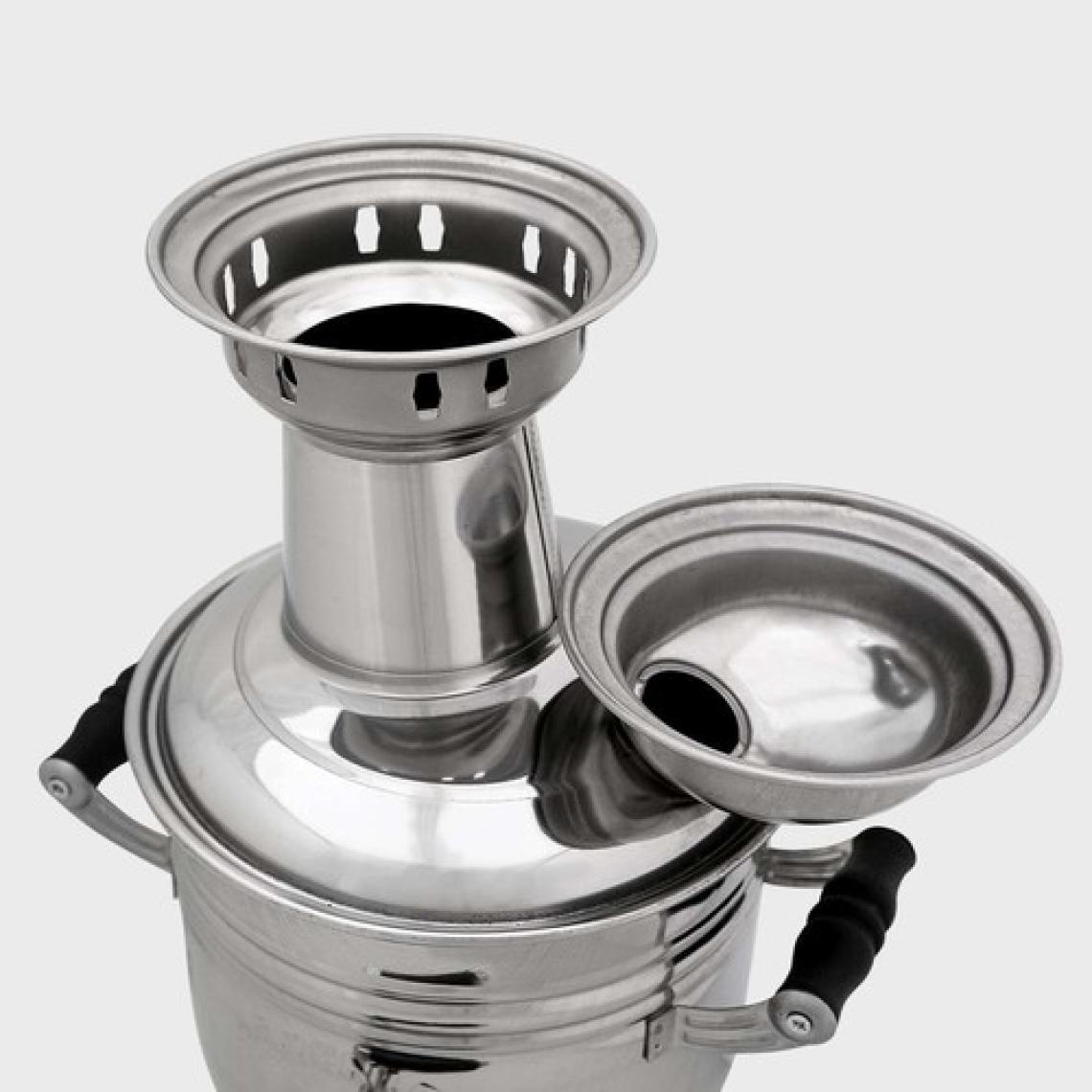 Sözenler KS11 (4 Lt) Krom  Kömürlü Semaver