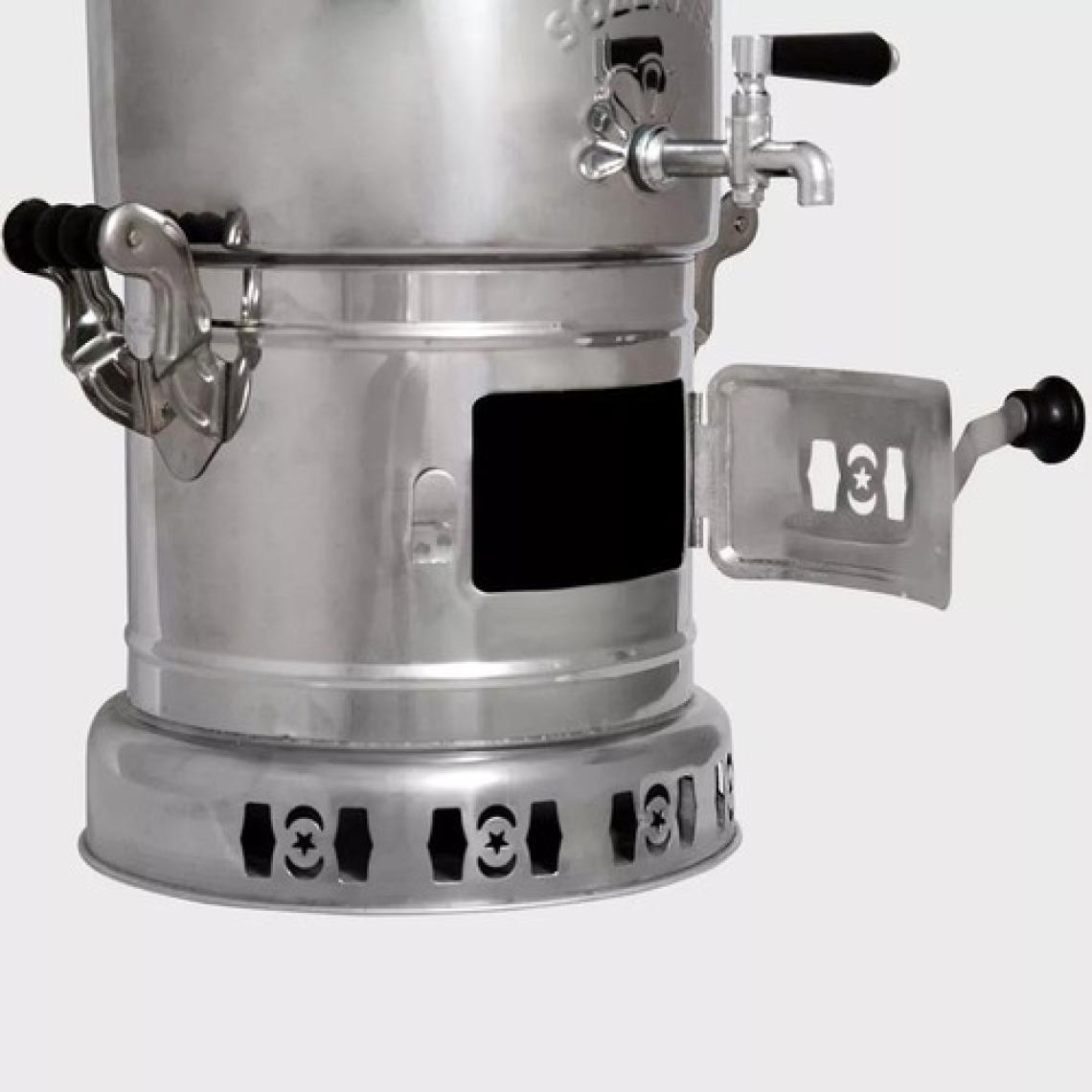 Sözenler KS13 (4 Lt) Krom Ayrılabilir Odunlu Semaver
