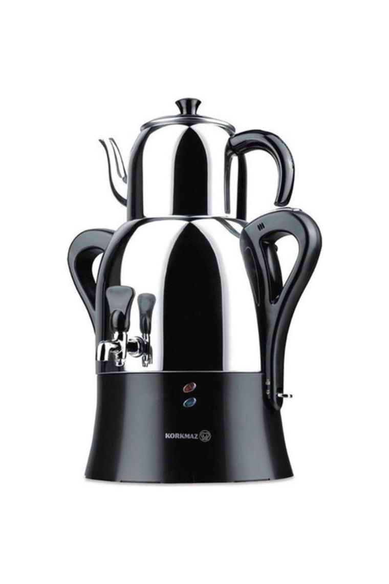 Korkmaz A341 Çaykolik 2000 W Çelik Semaver