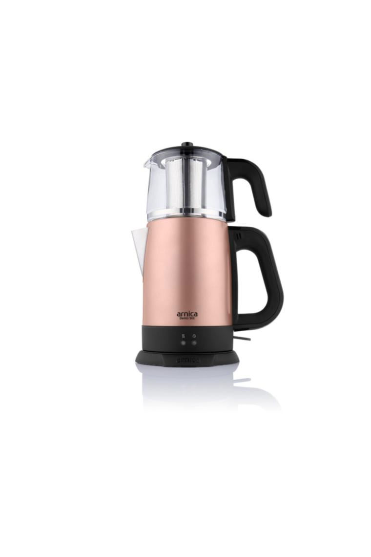 Arnica IH33200 Demli Stil 1800 W Rose Cam Demlikli Çay Makinesi