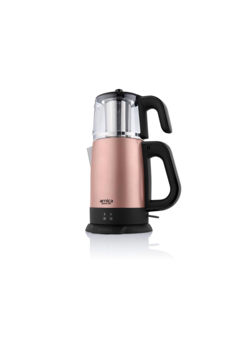 Arnica IH33200 Demli Stil 1800 W Rose Cam Demlikli Çay Makinesi