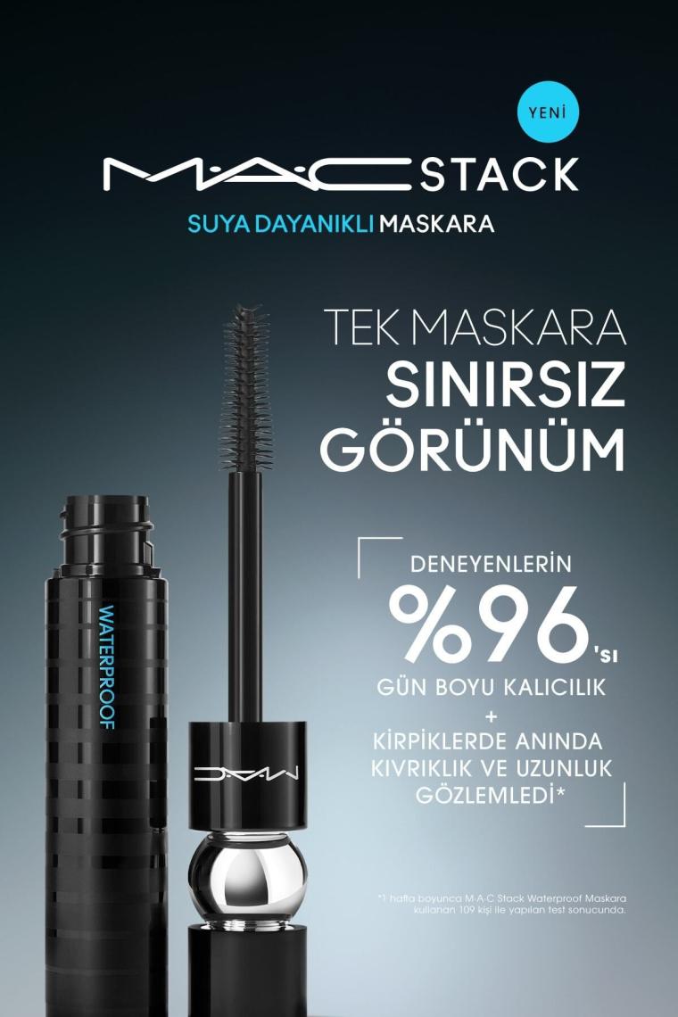 M·a·cstack Waterproof Suya Dayanıklı Maskara - Black Stack - 12ml - 773602613700