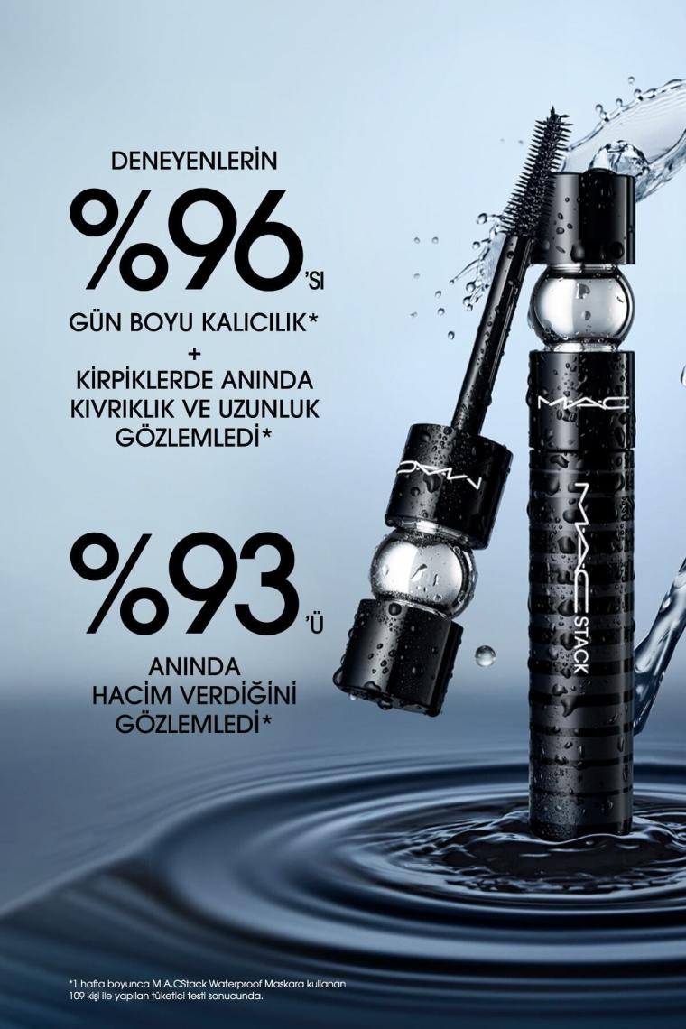 M·a·cstack Waterproof Suya Dayanıklı Maskara - Black Stack - 12ml - 773602613700