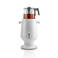 Arzum AR3083 Ehlikeyf Beyaz 2200 W Cam Demlikli Semaver
